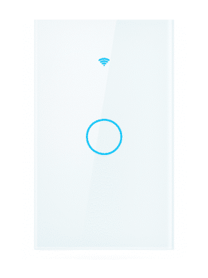 Interruptor de Luz de Pared Inteligente WiFi 1 Vía – Blanco